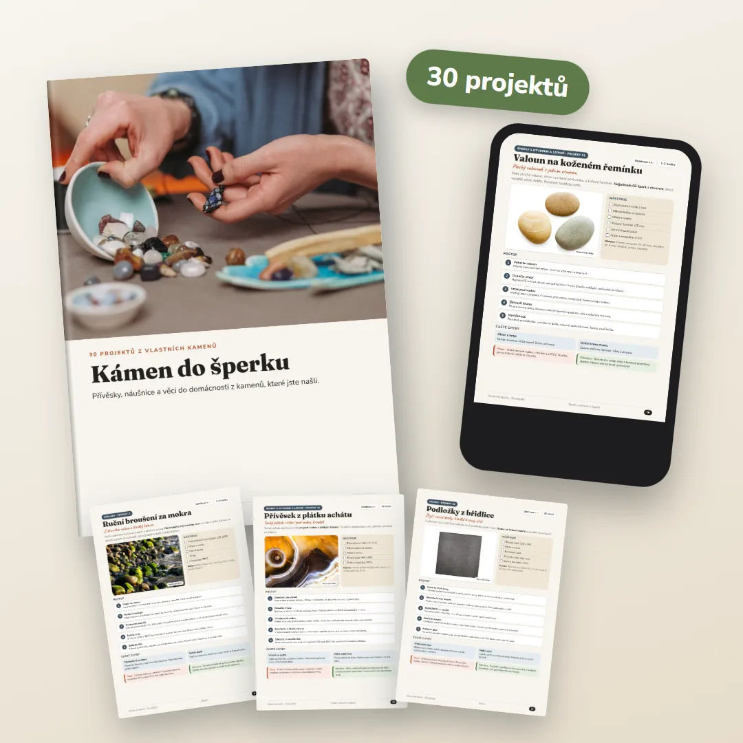 Kámen do šperku: 30 projektů z vlastních kamenů